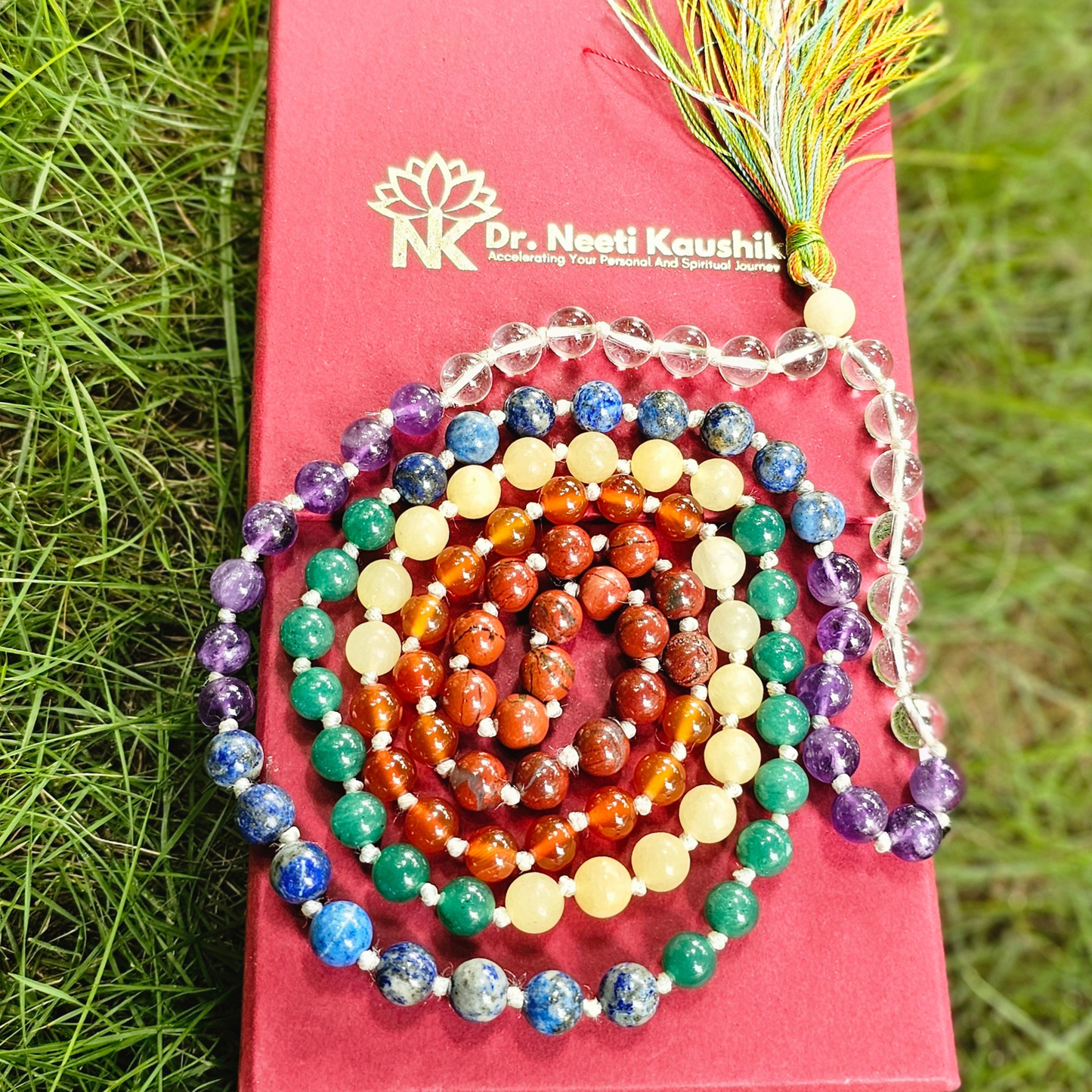 7 chakra Jaap Mala For Harmony (8mm)