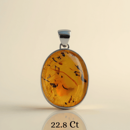 Amber pendant for healing and positive energy