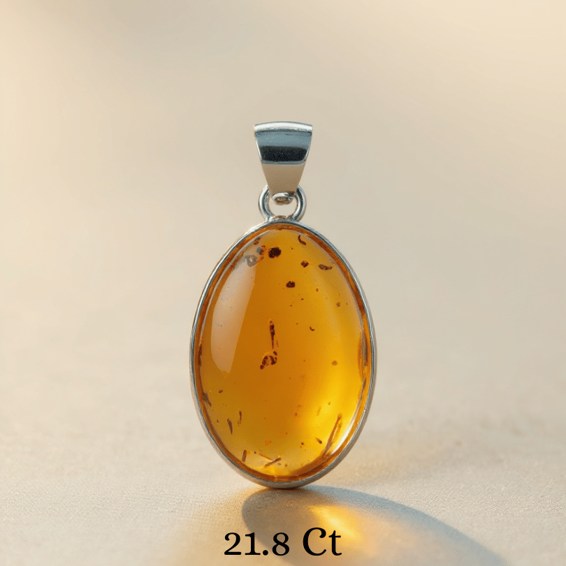 Amber pendant for healing and positive energy
