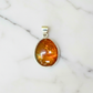 Healing Amber crystal Pendant for stress relief and calmness