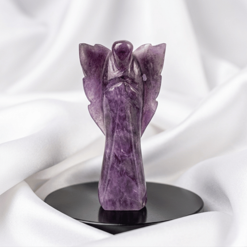 Amethyst Angel for Protection, Peace & Spiritual Awakening (3 Inch)