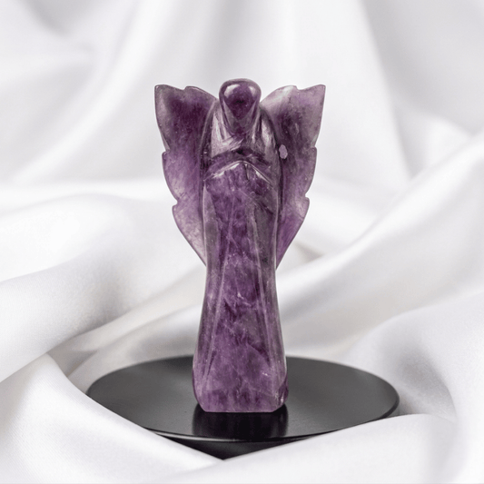 Amethyst Angel for Protection, Peace & Spiritual Awakening (3 Inch)
