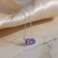 Amethyst birthstone pendant for clarity and calm
