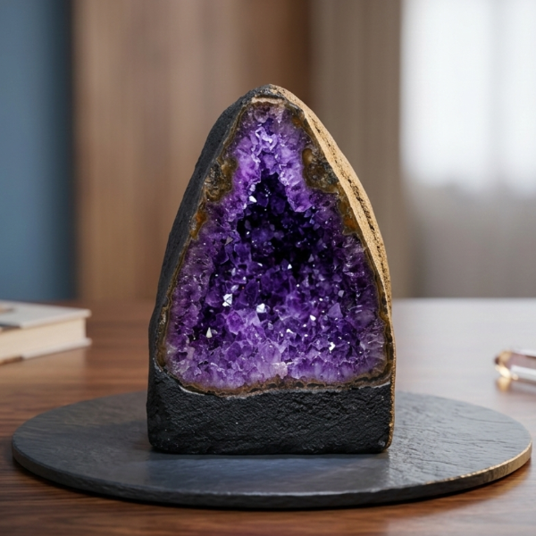 amethyst cluster for calm and spiritual clarity