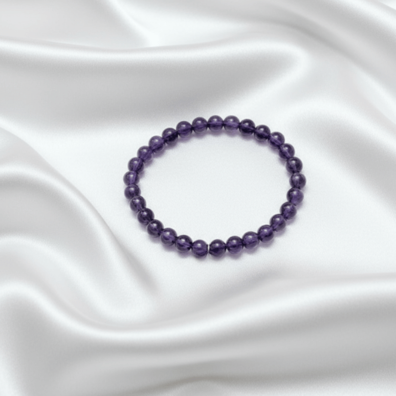 Amethyst AAA Bracelet For Peace & Protection (6mm)