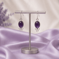 925 Sterling Silver Amethyst Earring Set – Elegance • Intuition • Inner Calm