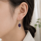 925 Sterling Silver Amethyst Earring Set – Elegance • Intuition • Inner Calm