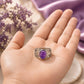 Amethyst 925 Sterling Silver Ring – Healing, Protection & Elegance