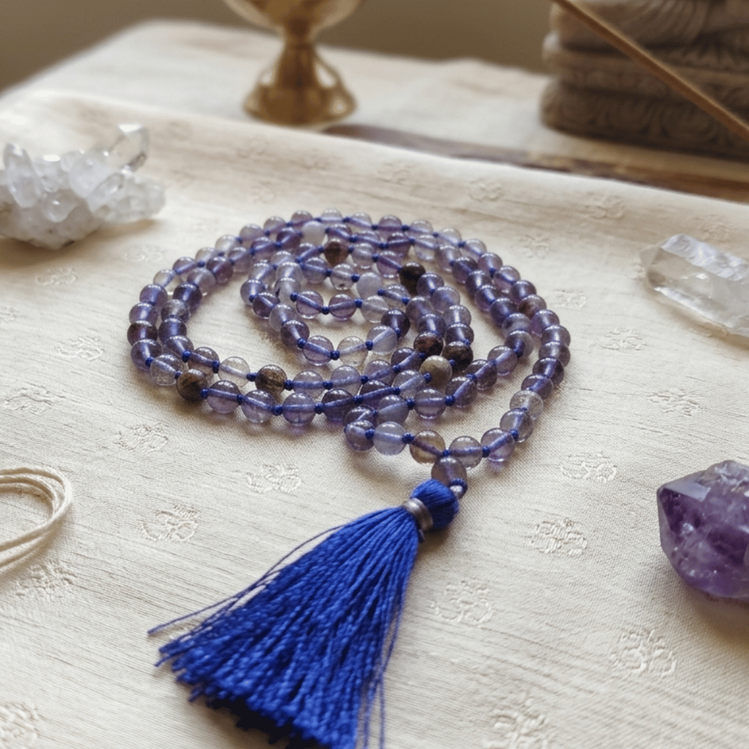 ametrine mala for balance and clarity