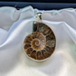 ammonite Silver Pendant - Ancient Energy • Wealth Magnet • Spiritual Evolution