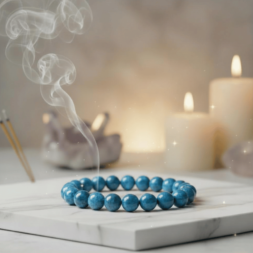 Apatite Bracelet For Manifestation-(10mm)
