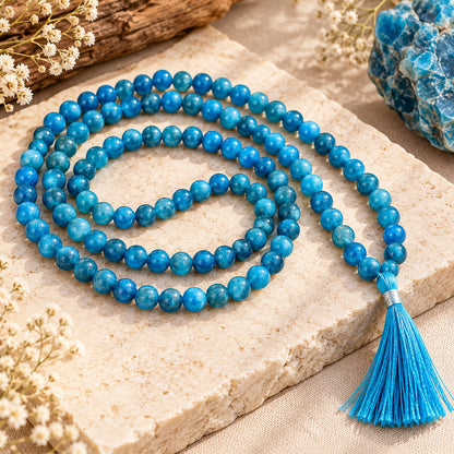 Apatite Mala For Manifestation