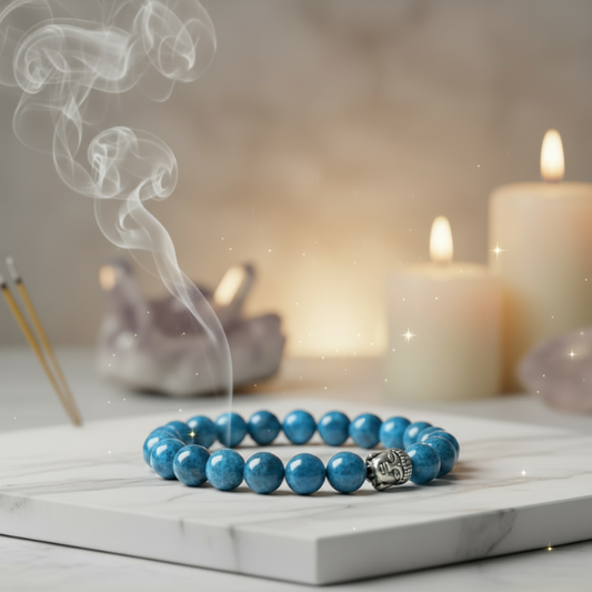 Apatite bracelet for motivation, focus, and personal growth