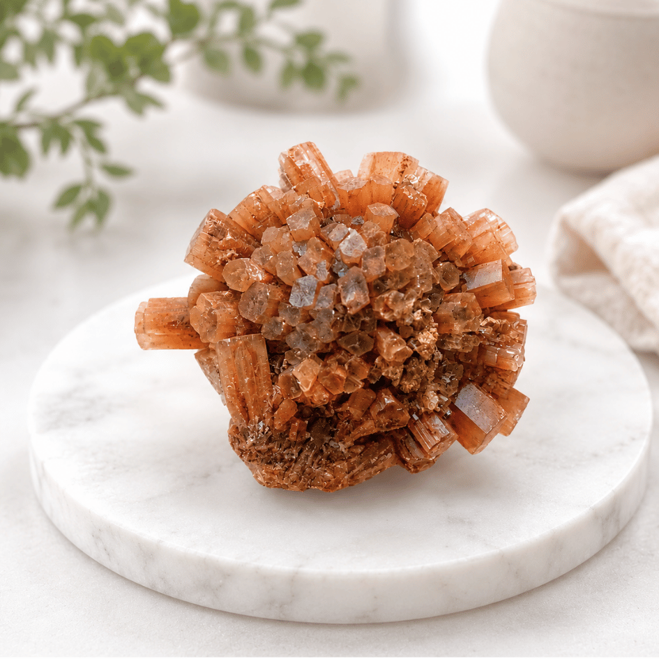 Aragonite Raw Crystal Piece for Grounding, Stability & Emotional Balance