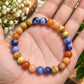 Aries (मेष) Abundance Bracelet for 2027 | Chevron Amethyst, Orange Aventurine and Wood Jasper