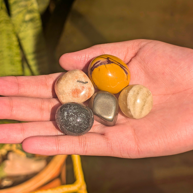 August Born Abundance Kit for grounding, and motivation.