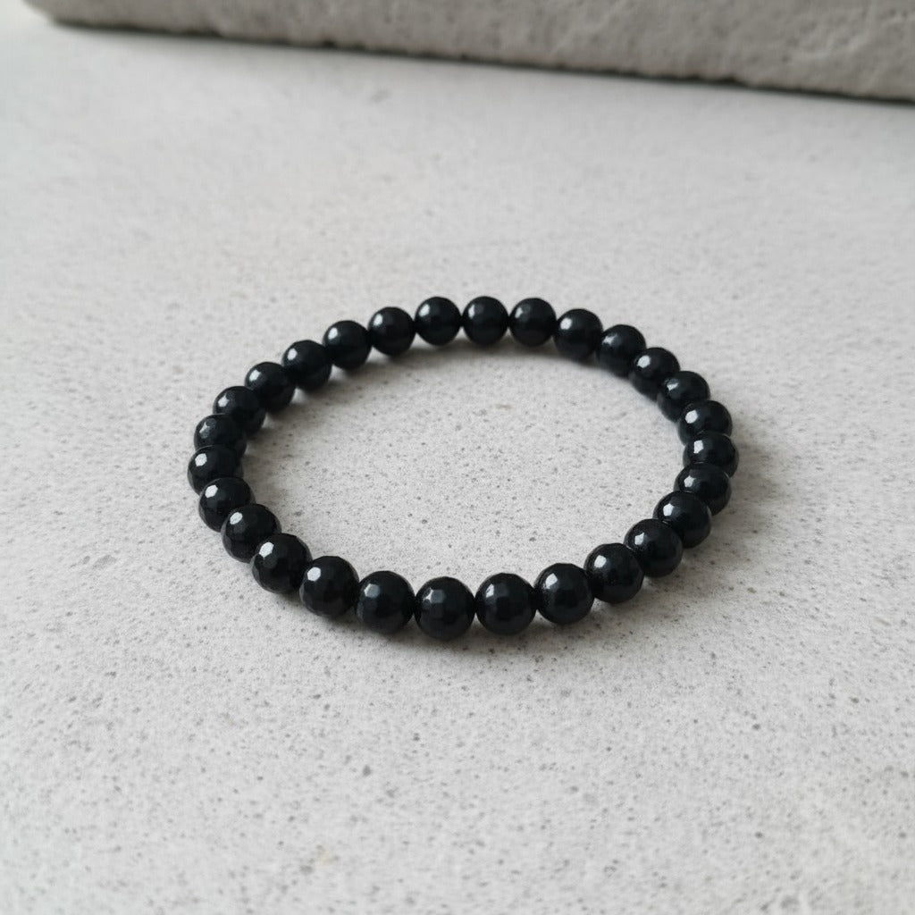 Black Onyx bracelet for protection and grounding