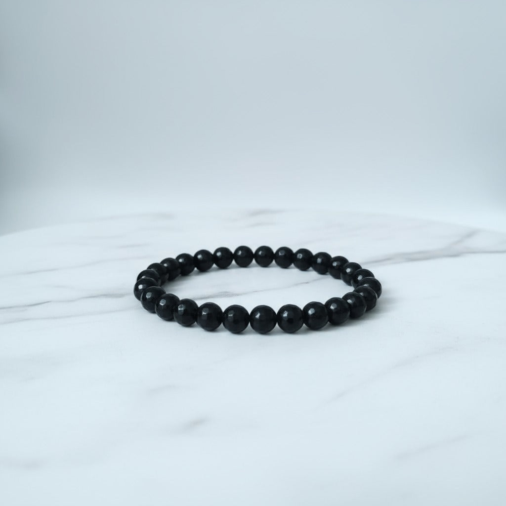 Black Onyx bracelet for protection and grounding