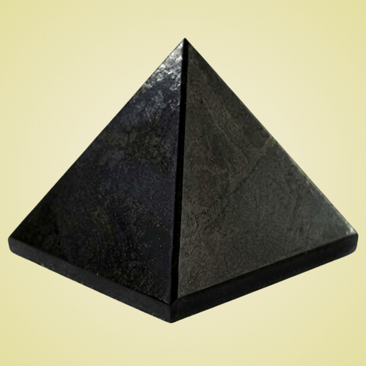 black tourmaline pyramid for protection and grounding