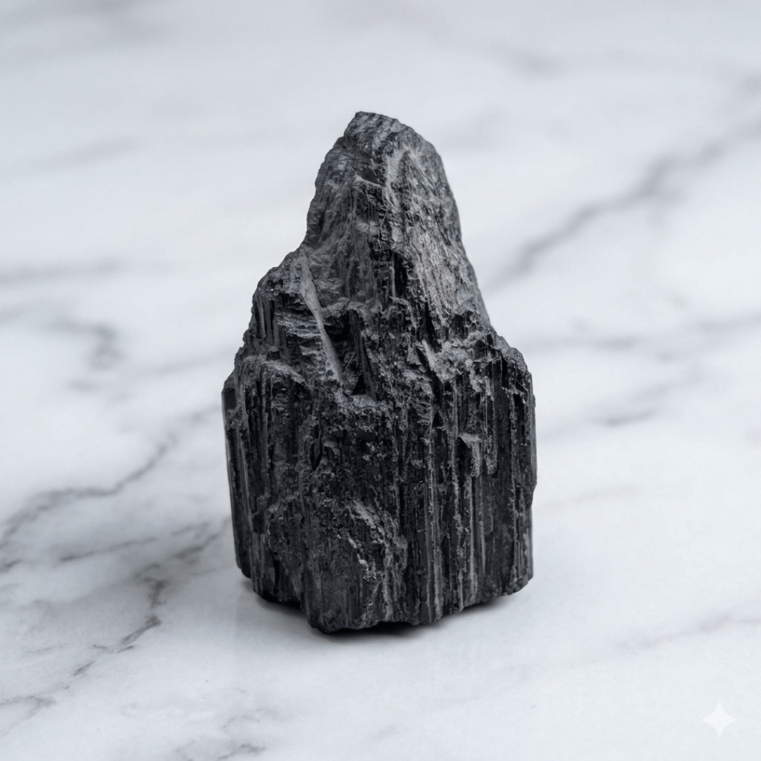 Black Tourmaline Raw Piece Tumble For Self-Confidence