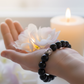 Authentic Black Tourmaline gemstone bracelet for confidence and wellbeing