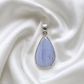 blue lace agate crystal for calm and gentle communication