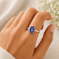 Blue Kyanite Ring in 925 Sterling Silver – Chakra Alignment • Truth • Energy Cleanser