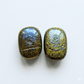 Bronzite Crystal Tumbles Set of 2 for Protection & Confidence
