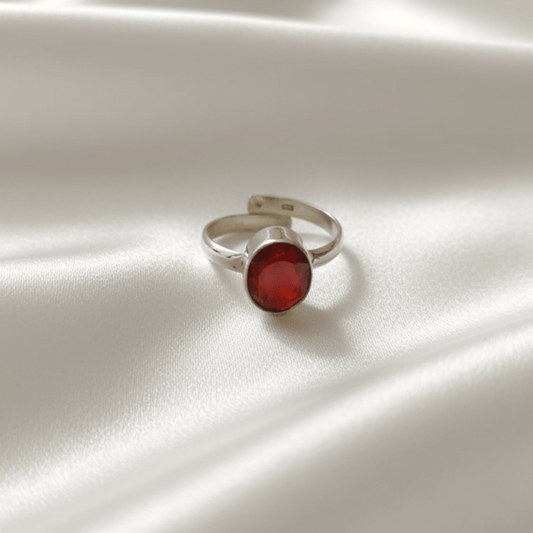 Carnelian 925 Silver Ring – For Confidence, Motivation & Creativity
