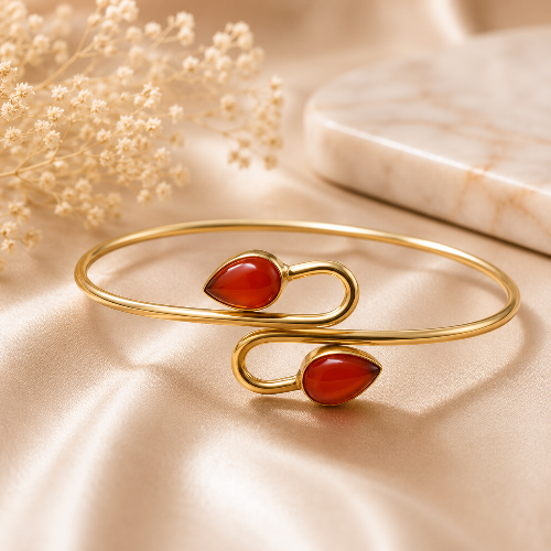 authentic carnelian bracelet for positive empowerment