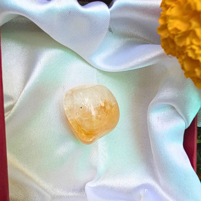 Citrine Tumble Duo AAA Quality For Meditation