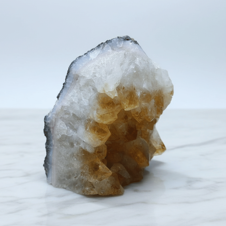 Natural Citrine Cluster For Success