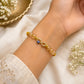 Citrine Infinity  Crystal Rakhi With Evil Eye| Abundance, Protection & Manifestation