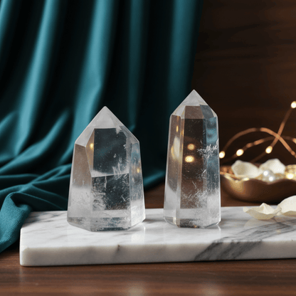 Clear Quartz healing stone for clarity, focus and positive energy
