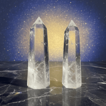 Clear Quartz healing stone for clarity, focus and positive energy