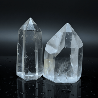 Clear Quartz crystal pencil for healing and energy amplification