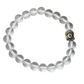 Authentic Clear Quartz gemstone bracelet for energy cleansing and manifestation
