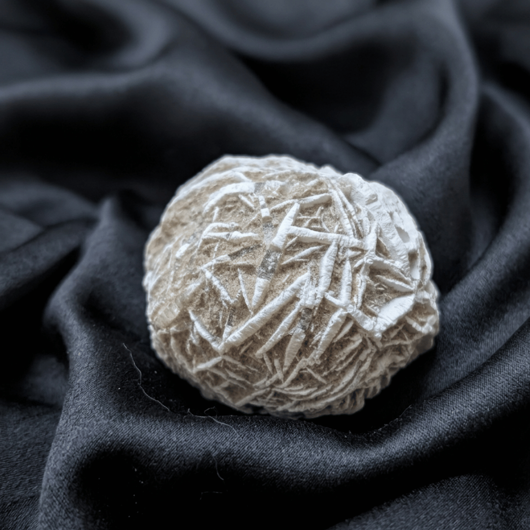 authentic desert rose raw piece for peaceful vibes