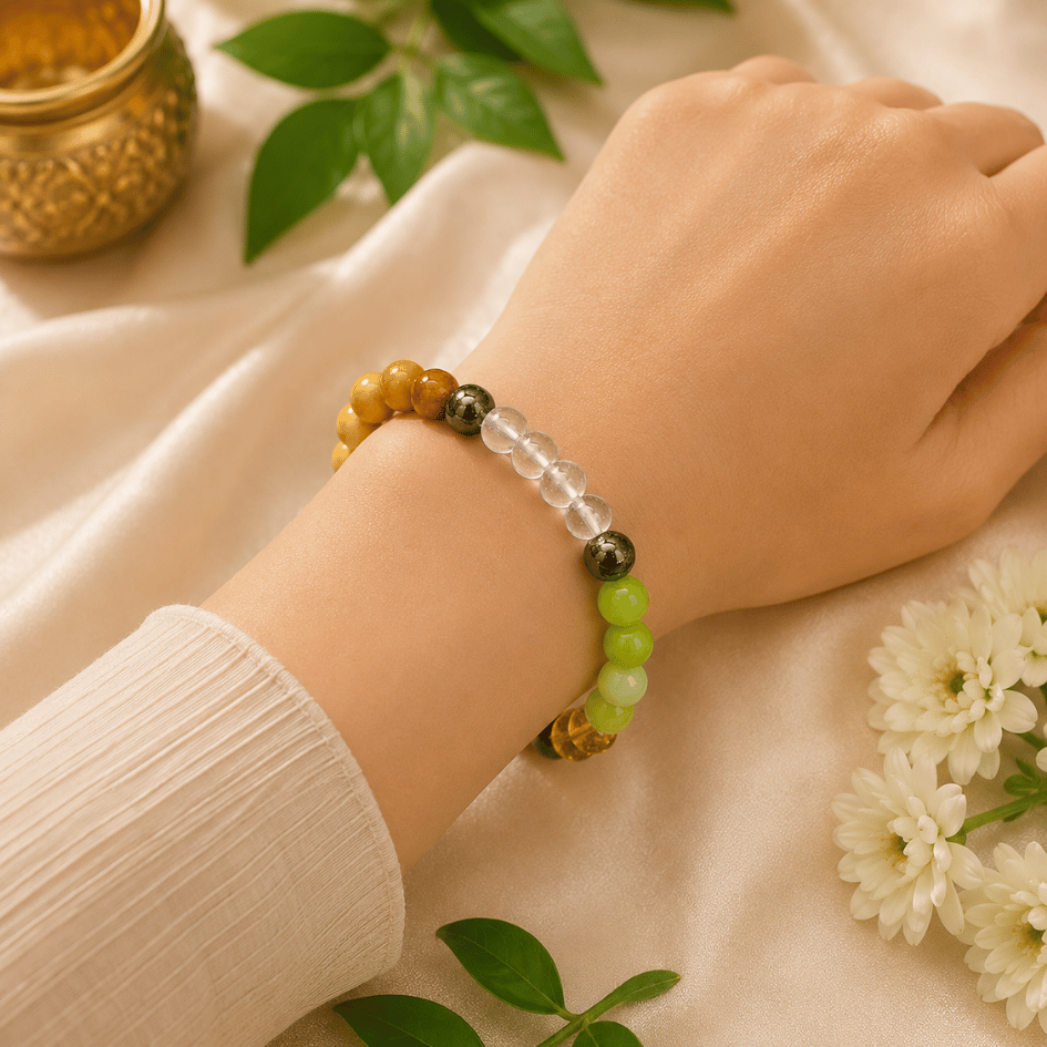 Dhanyog Money Magnet Premium Bracelet For Taurus, Virgo & Capricorn