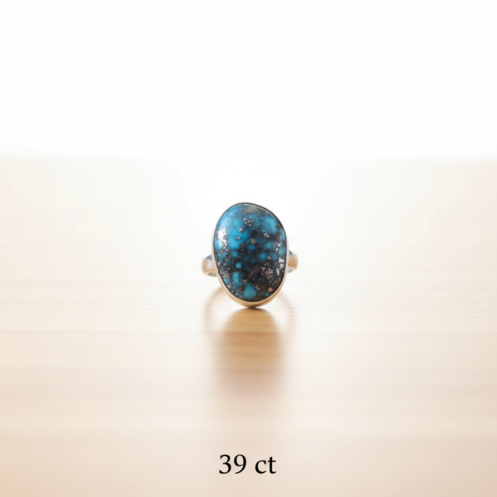 Turquoise 925 Sterling Silver Ring For Name, Fame & Success