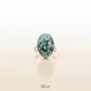 Turquoise 925 Sterling Silver Ring For Name, Fame & Success
