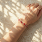 Carnelian Motivation Bracelet in 925 Sterling Silver – Pear Cut Elegance