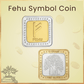 Abundance and Growth Fehu Silver Coin (10 Grams)