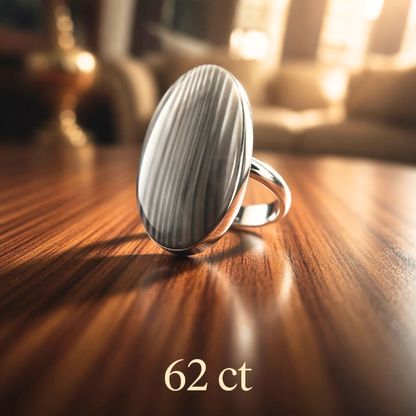 flint ring for grounding and protection energy