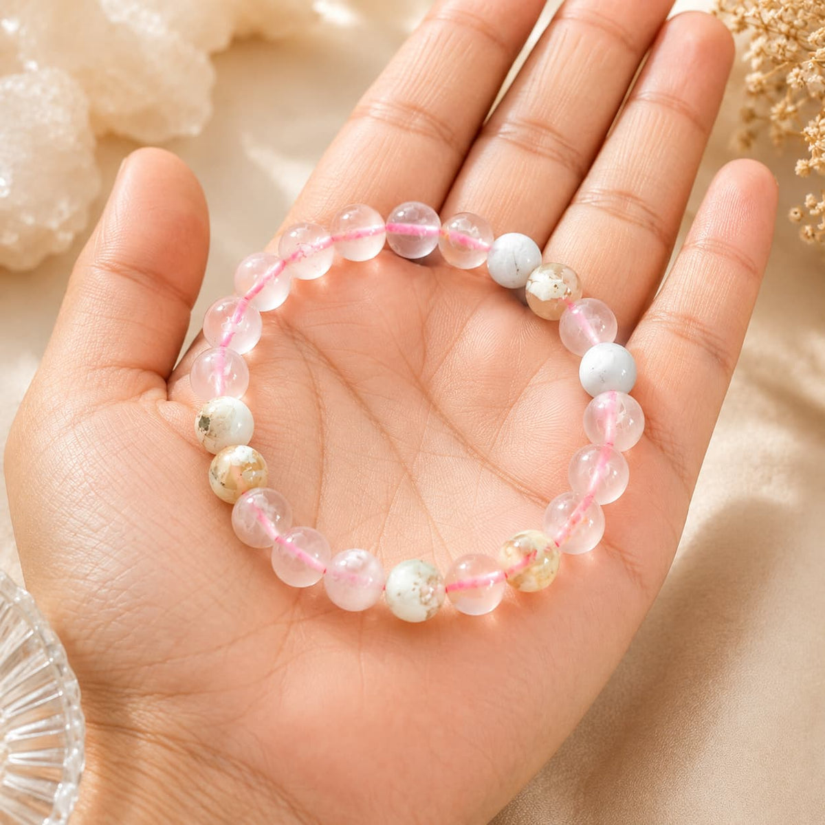 Flower Agate Bracelet | Growth, Self Love and Emotional Healing