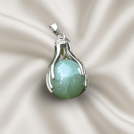 Green Jade Pendant – Luck, Prosperity & Heart Healing Crystal
