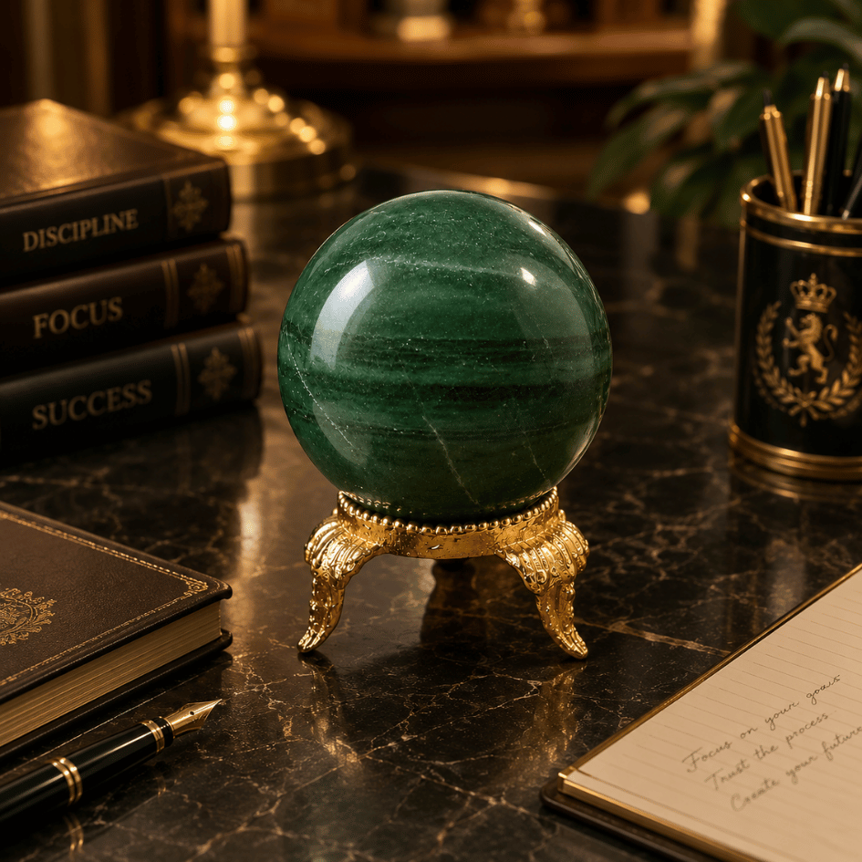 Green Aventurine Ball For Abundance
