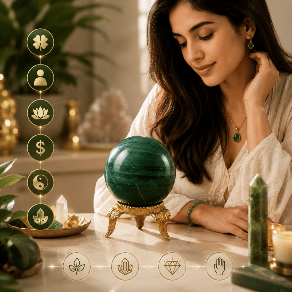 Green Aventurine Ball For Abundance
