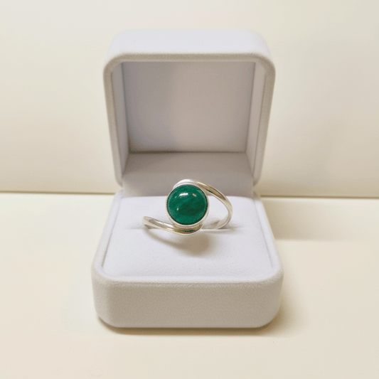 Green Aventurine Ring for Abundance, Confidence & Emotional Balance