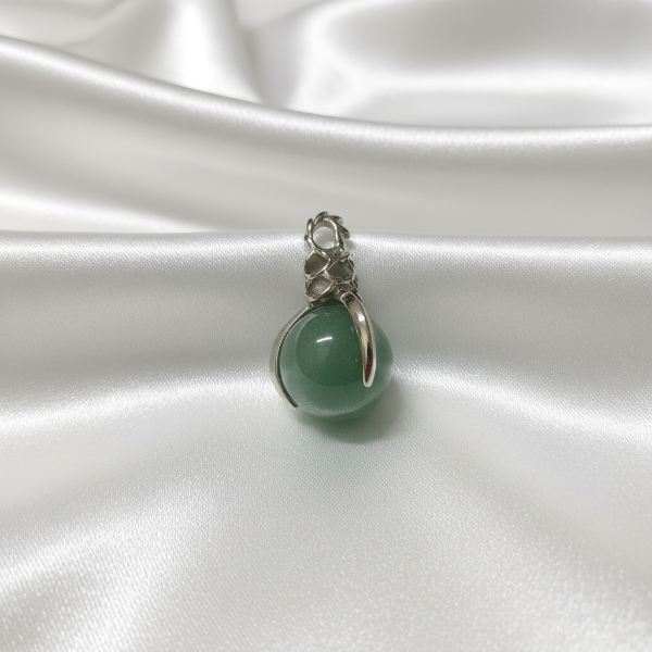 Natural Green Jade pendant for healing and prosperity